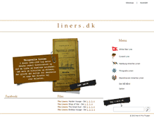 Tablet Screenshot of liners.dk
